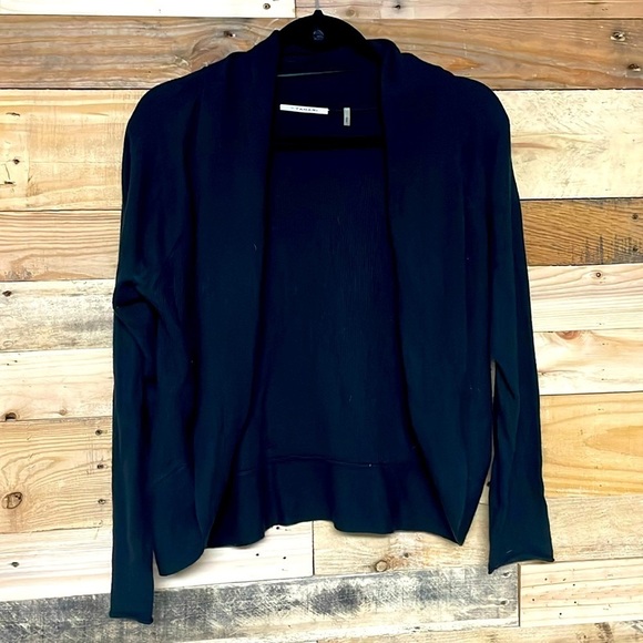 T Tahari size medium black cocoon cardigan - Picture 1 of 9